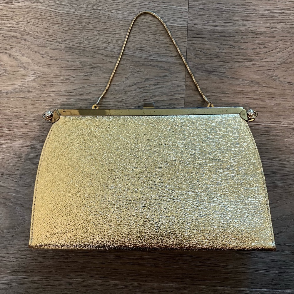 Vintage gold handbag